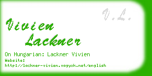 vivien lackner business card